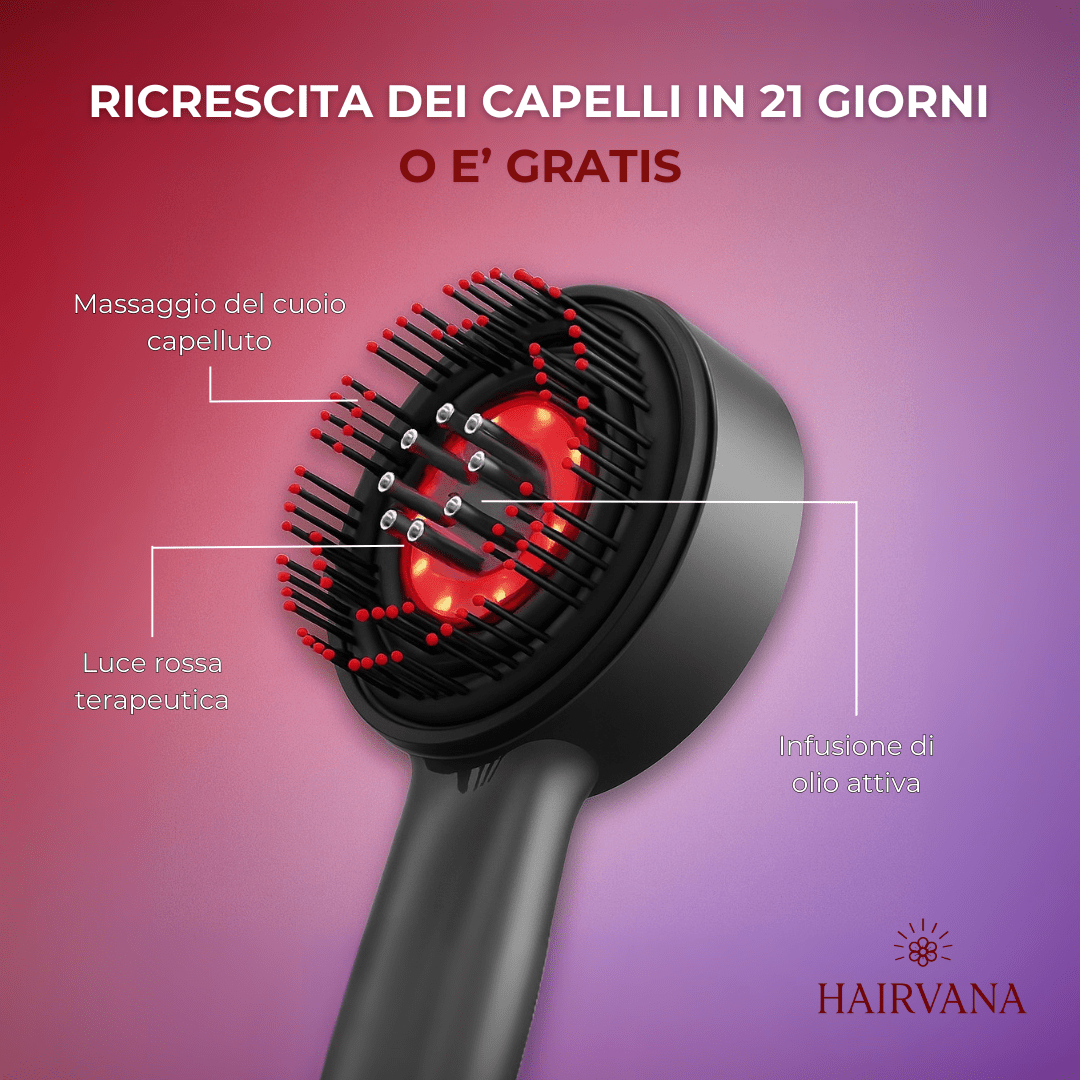 Hairvana Bloom™ - Massaggiatore a Luce Rossa - Hairvana