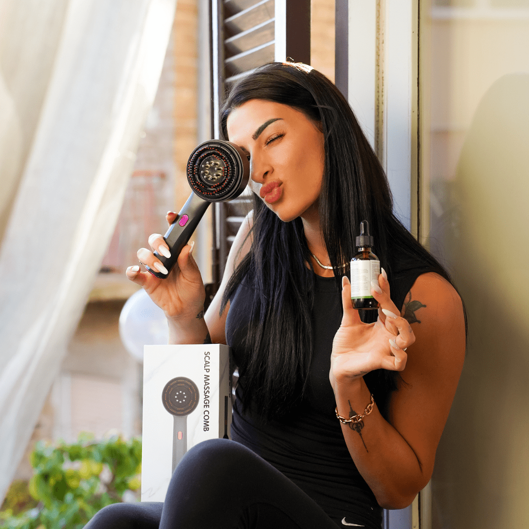 Hairvana Bloom™ - Massaggiatore a Luce Rossa - Hairvana