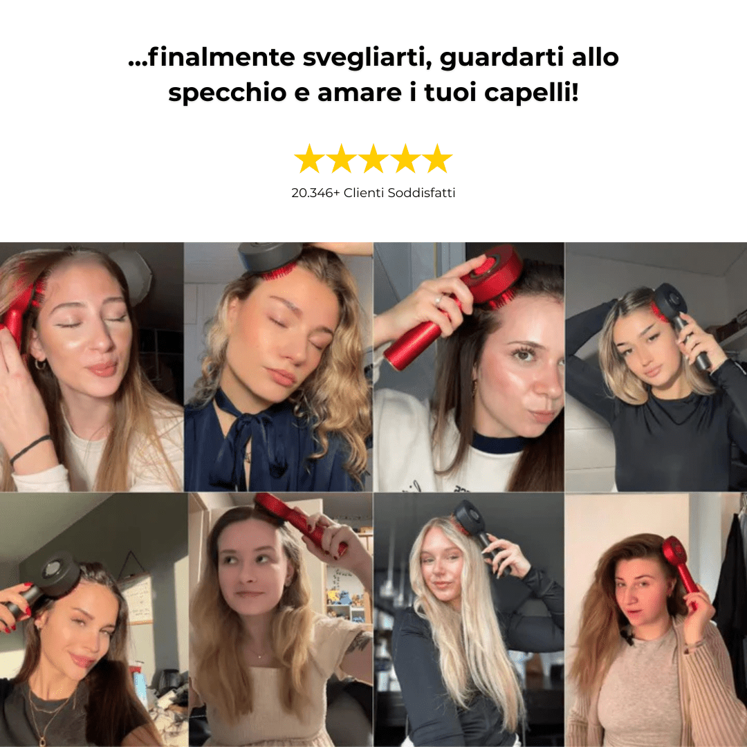 Hairvana Bloom™ - Massaggiatore a Luce Rossa - Hairvana